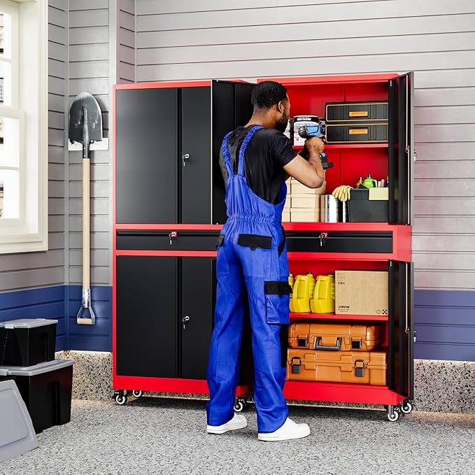 Yizosh Metal Garage Storage Cabinet
