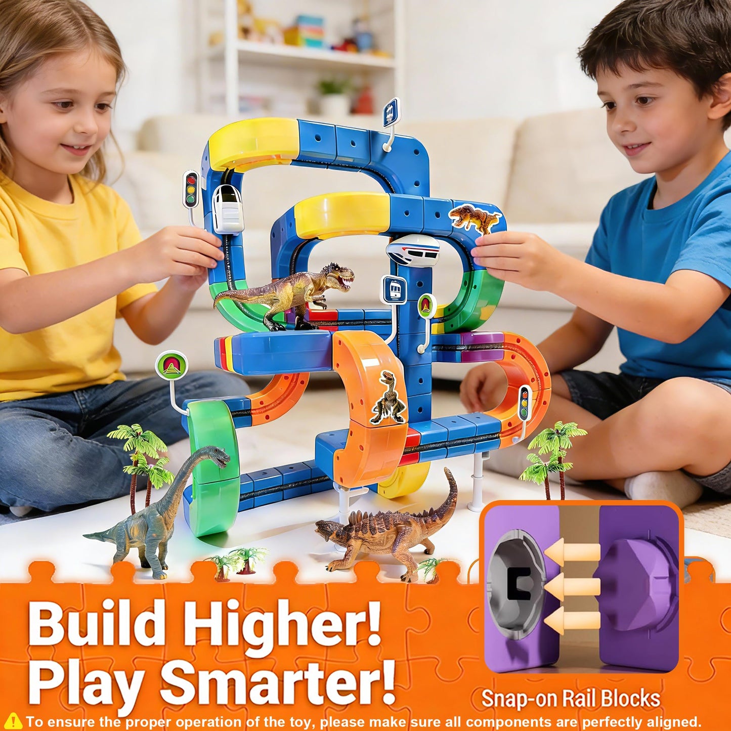 3D Gravity-Defying Electric Train Set – 94 Pcs DIY Flexible Cube Track, Build Any Track You Imagine, Safe & Durable STEM Toy for Kids 3-12, Encourages Creativity & Problem-Solving