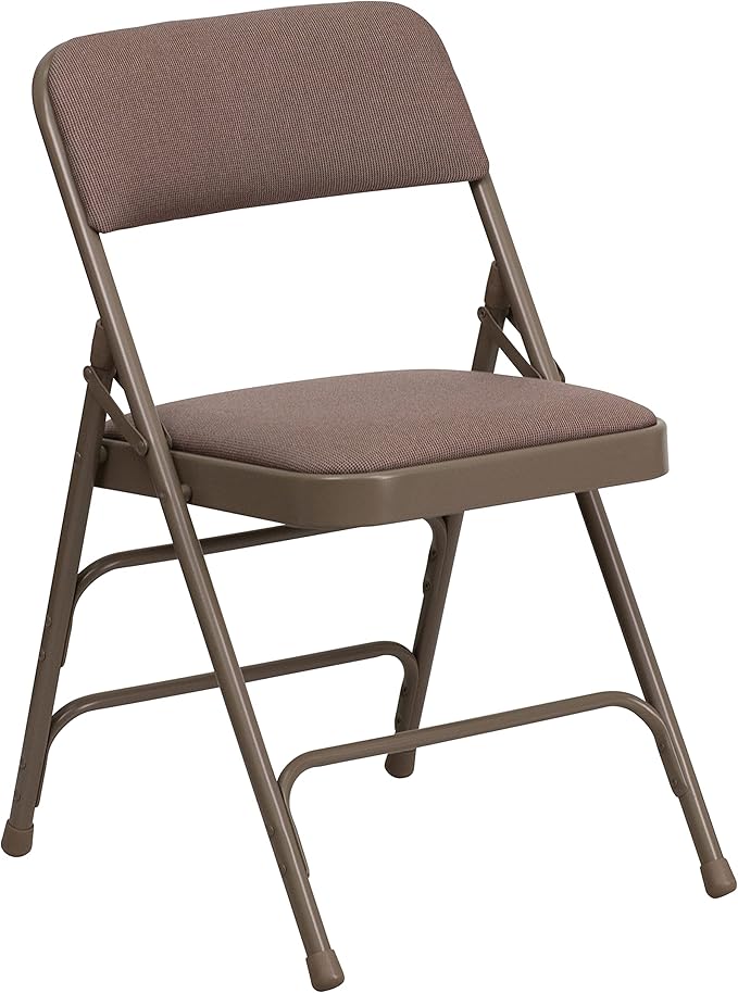Flash Furniture 2 Pack HERCULES Series Curved Triple Braced & Double Hinged