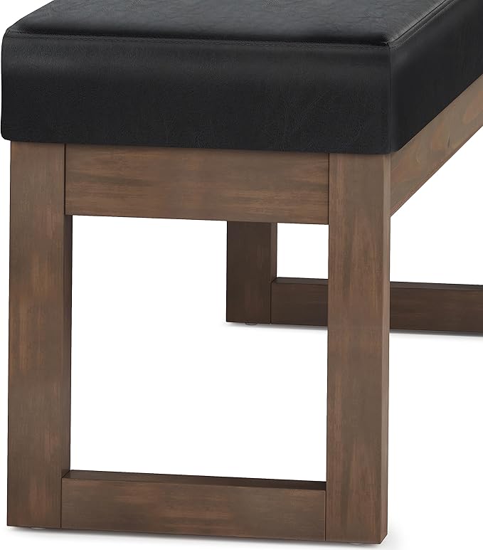 SIMPLIHOME Milltown Large Ottoman Bench