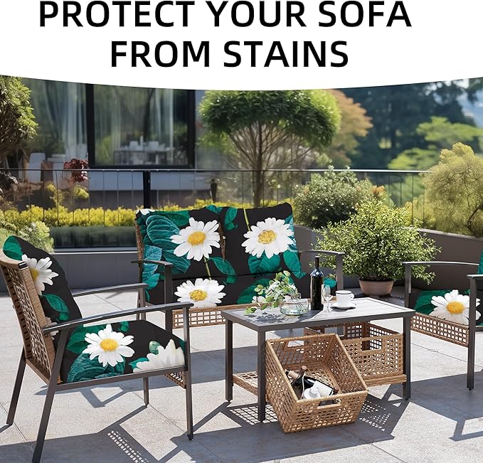 Outdoor Cushion Covers Set, Replacement