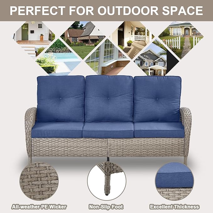 Belord Expansive 10 Pieces Outdoor Patio Furniture Set
