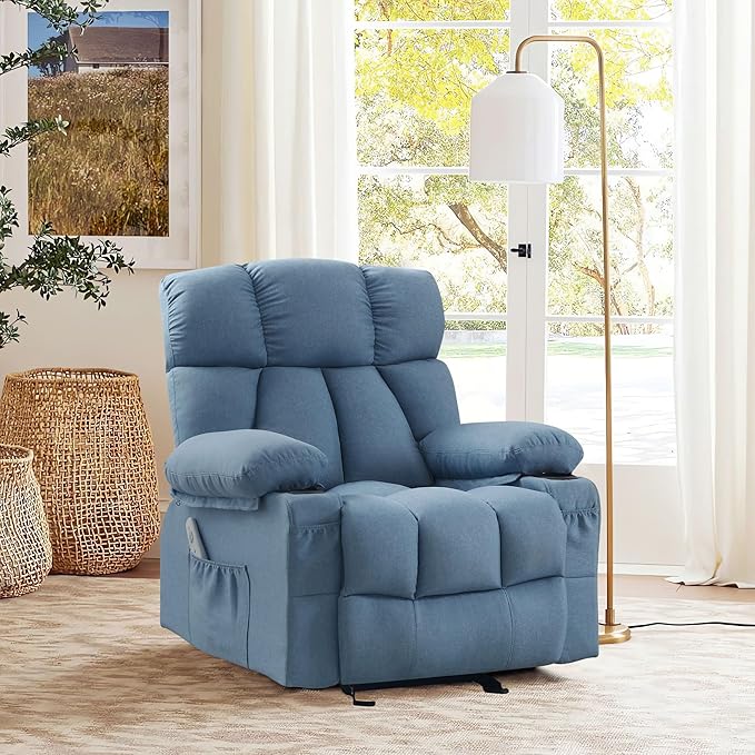 Massage Rocking Recliner Chair, Ergonomic Recliners Sofa