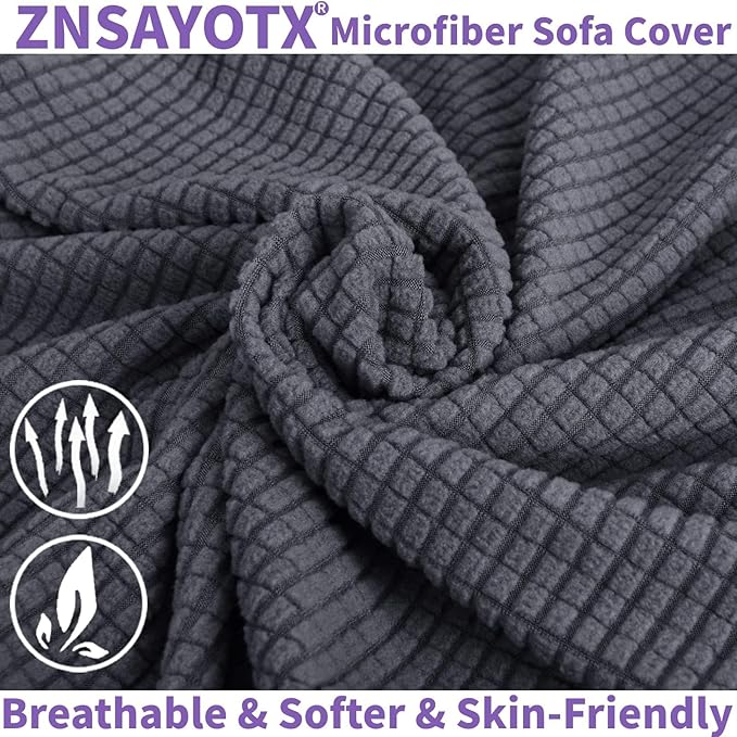ZNSAYOTX Super Stretch Chair Slipcover Universal Sofa Chair Covers