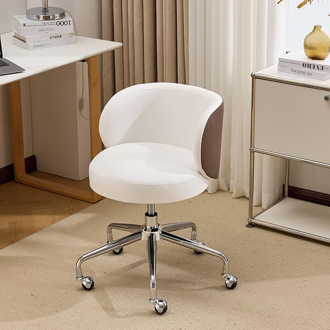 VINGLI Cute Small Swivel Desk Chair Comfy