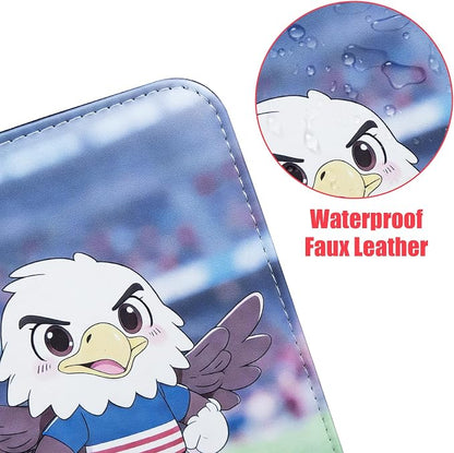 400 Pockets Soccer Card Binder for Soccer Cards 2025 2026 | Portable Waterproof Storage Bag with Removable Sleeves for Sports Cards Collectors