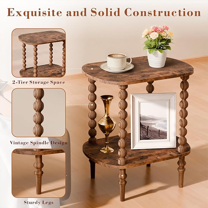 2-Tier Side Table, Small End Table