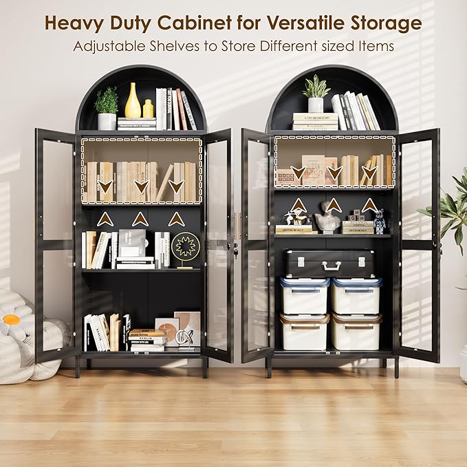 72.8" Tall Display Cabinet