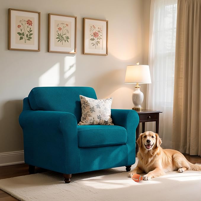 subrtex 3 Pieces Sofa Slipcover Sets