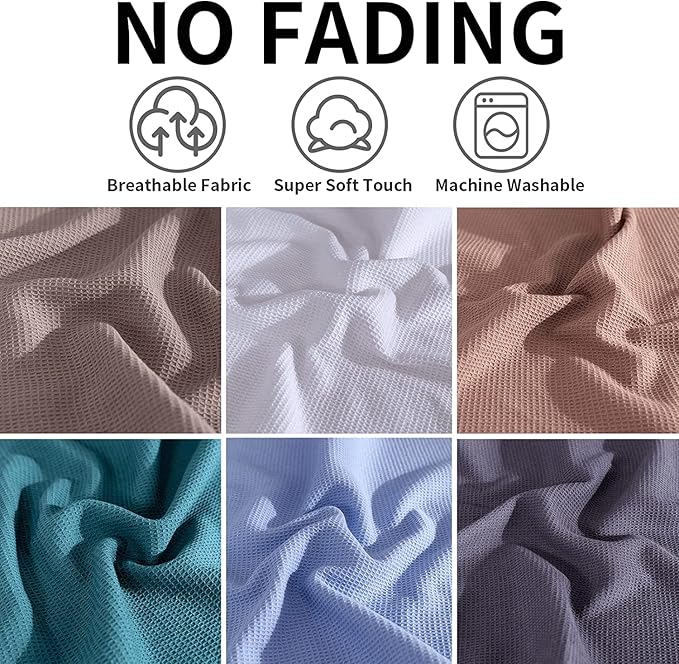 QUILTINA Dish Towels Set, 100% Cotton Waffle Weave Kitchen Towels 12 Pack