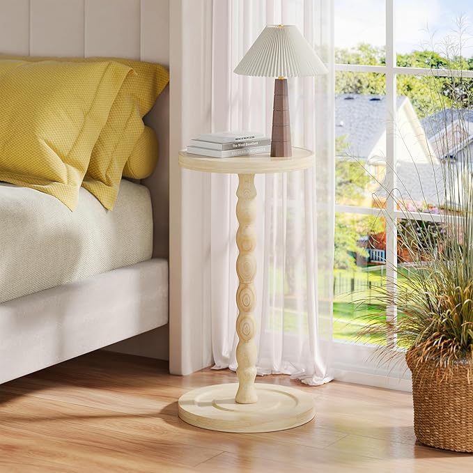 Simple Trending Round Side Table, Small Drink Table, Beside End Table
