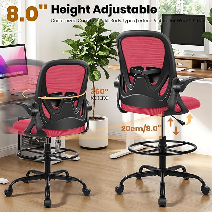 Primy Drafting Chair Tall Office Chair