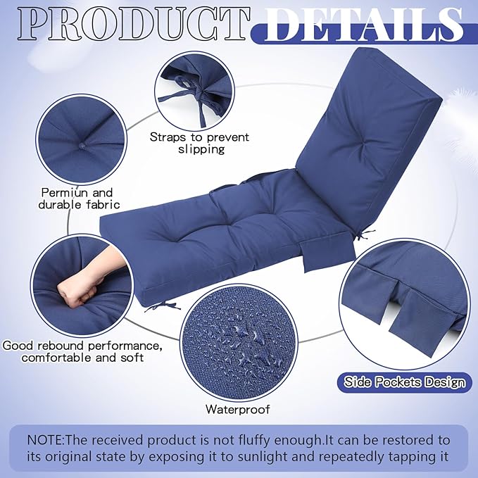 Outdoor Chaise Lounge Cushions