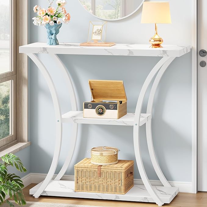 Hoctieon 3 Tier Console Table