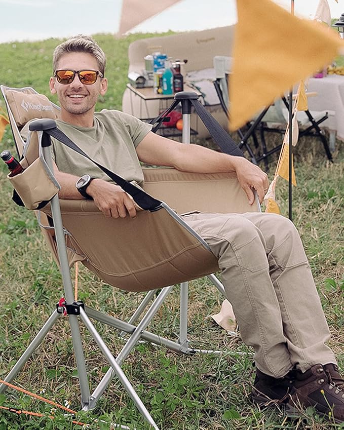 KingCamp Hammock Camping Chair, Swinging Portable Camp Chairs
