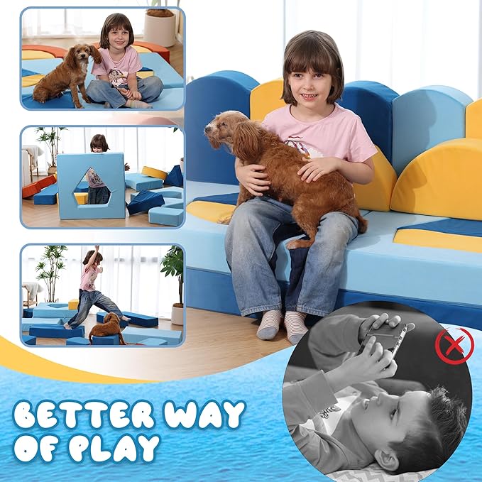 Erament 22Pcs Modular Kids Play Couch
