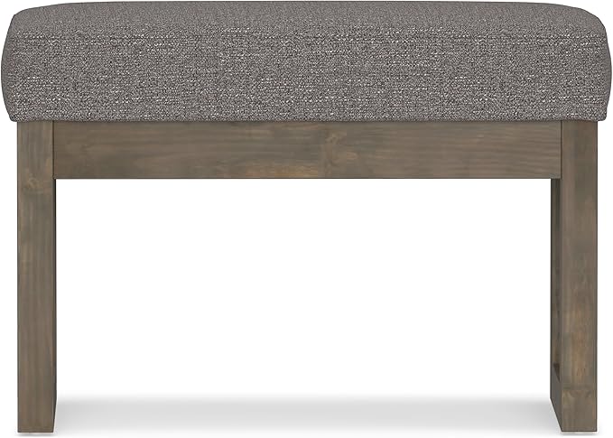 SIMPLIHOME Milltown Small Ottoman Bench
