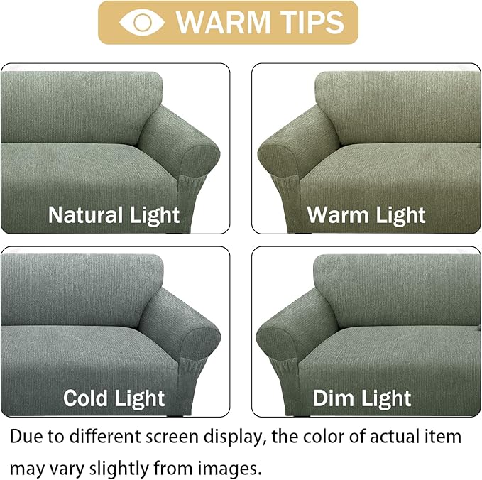 Sofa Slipcover with 2 Pillow Cover