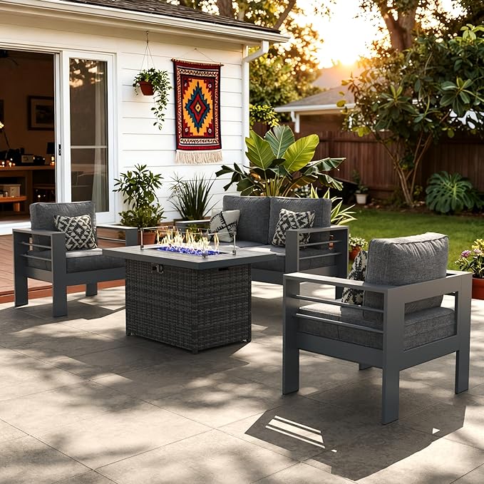 LayinSun Aluminum Furniture Set