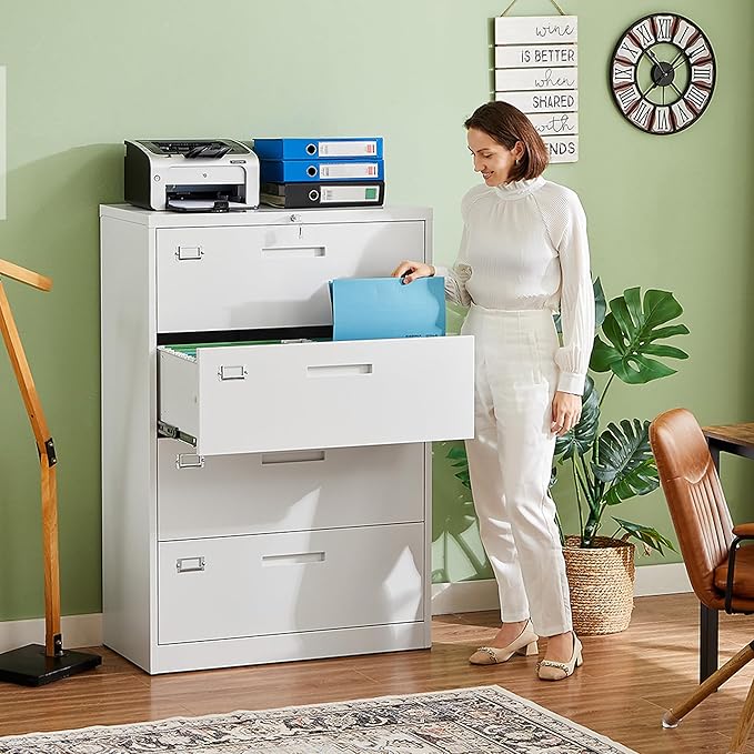 Letaya 4 Drawer File Cabinet
