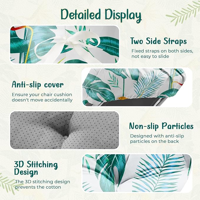 Outdoor Chaise Lounge Chair Cushion 75.1 x 22.8 x 4.7 Inches 100% Waterproof