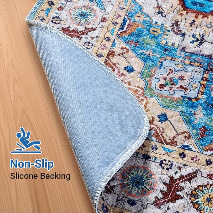 Washable Dog Pee Pads - 2 Pack， 40x26 Inch Large Reusable Absorbent Waterproof Puppy Potty Training Pads, Non-Slip Leakproof Whelping Pet Boho Mat for Crate, Playpen， Kennel & Indoors