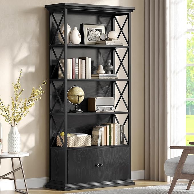 GOLDDAY 5-Tier Tall Bookcase