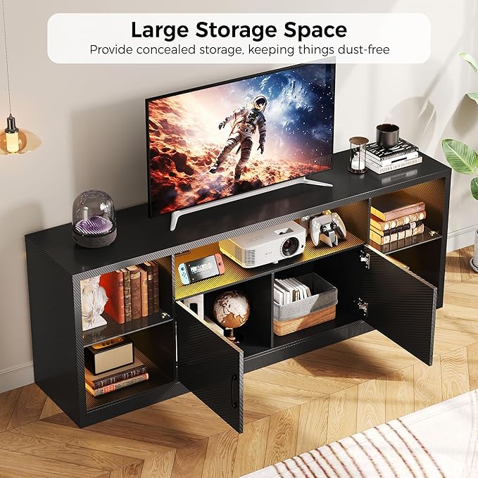 IRONCK TV Stand for TVs 80 inch