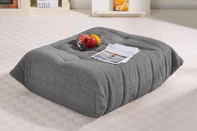 Bean Bag Pouf Ottoman, Foot Stool, Foot Rest