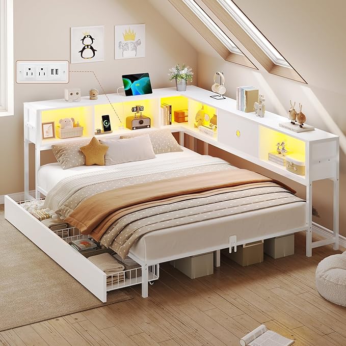 DICTAC Full Corner Bed Frame