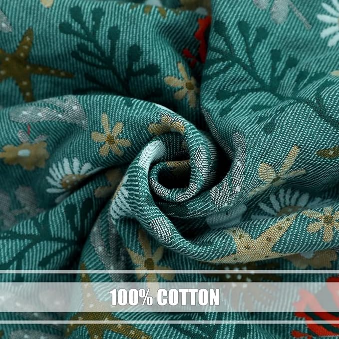 LUTBM Boho Throw Blanket for Bed 100% Cotton Ultra Soft Rustic Quilt Summer