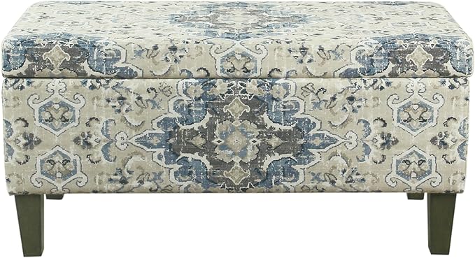 HomePop Large Decorative Storage Bench
