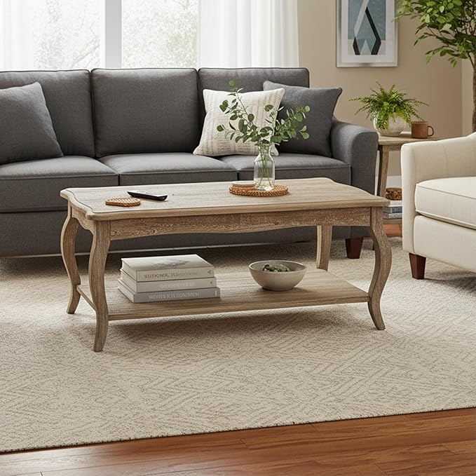 Alaterre Furniture Austerity 42-Inch Rustic Coffee Table
