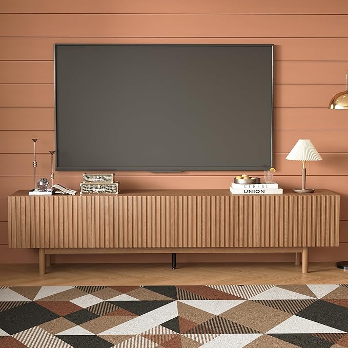 86.61" Mid-Century Modern TV Stand