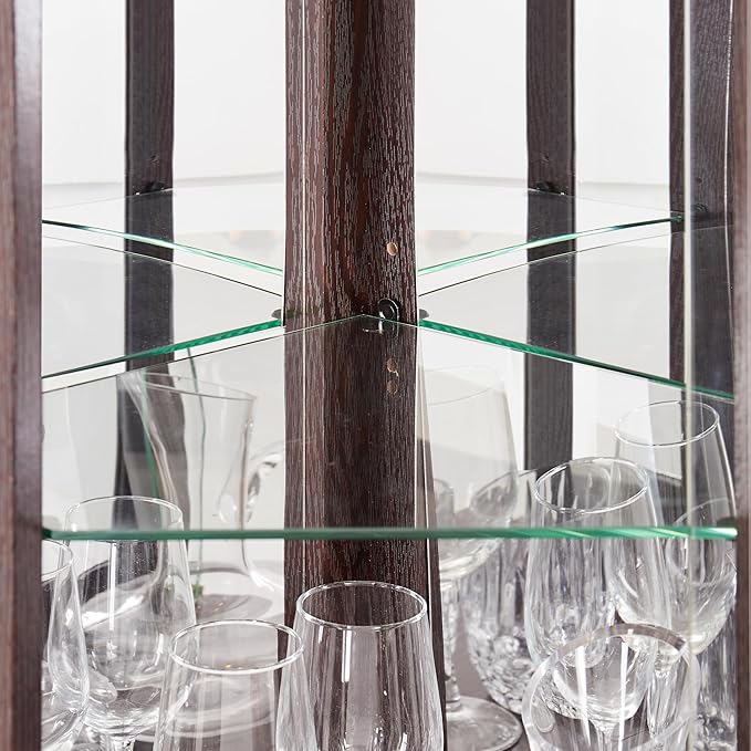Glass Corner Display Cabinet