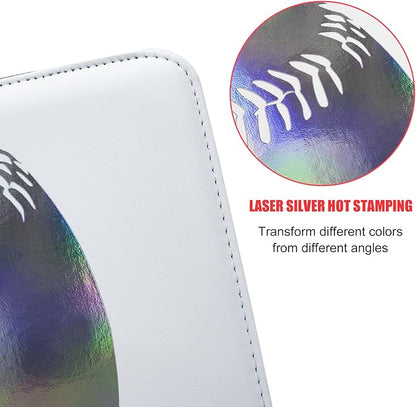 900 Pockets Baseball Card Binder, Portable Waterproof Storage Album with Removable Sleeves for Baseball Sports Cards 2025 2026 Collectors