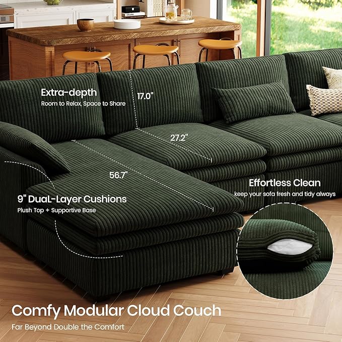 Belffin Large Modular Sectional Sofa