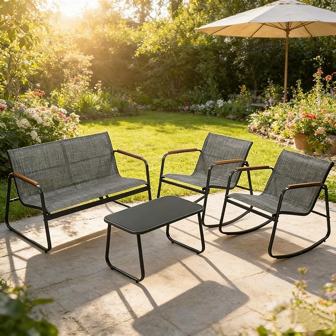 Kozyard 4-Piece Outdoor Patio Furniture Set