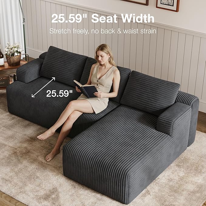 Novilla L-Shape Sectional Couches