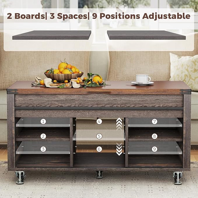 Turosur Lift Top Coffee Table