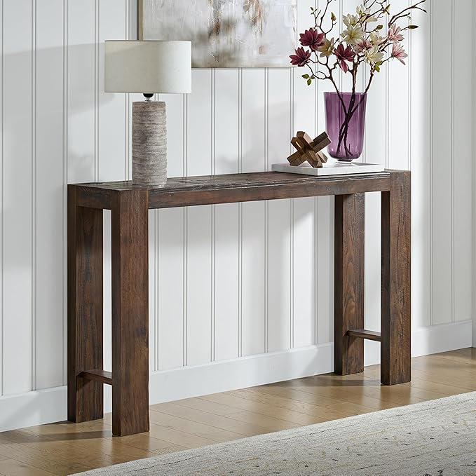 Alaterre Furniture Classic Solid Wood Console Table