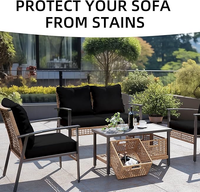 Outdoor Cushion Covers Set, Replacement