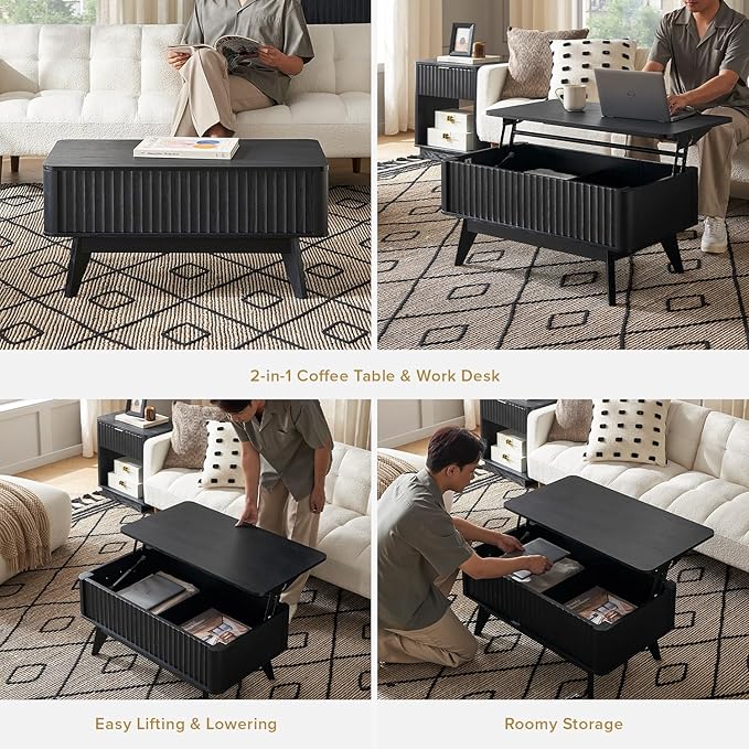 mopio Brooklyn Lift Top Coffee Table