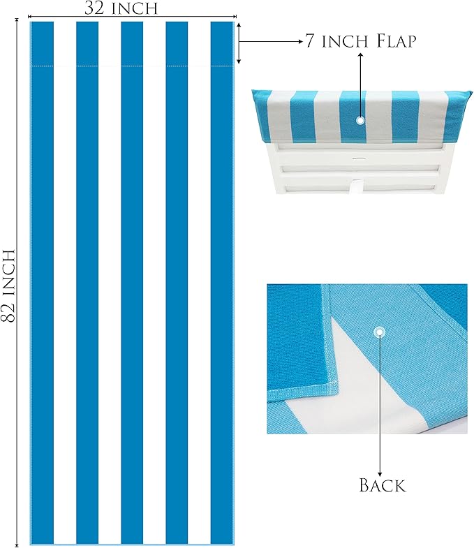 COTTON CRAFT Pool Lounge Chair Cover