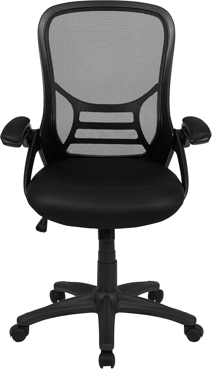 Flash Furniture Porter High Back Black Mesh Ergonomic Swivel Office Chair