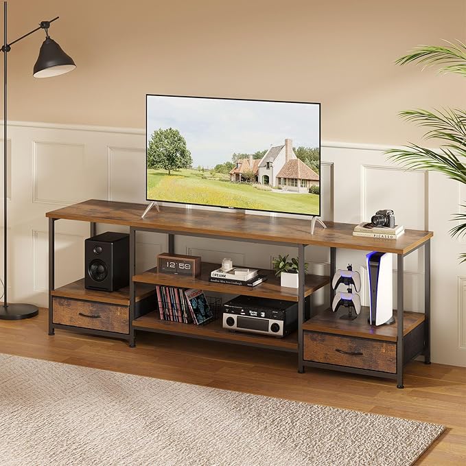DUMOS 63 inch TV Stand, Entertainment Center