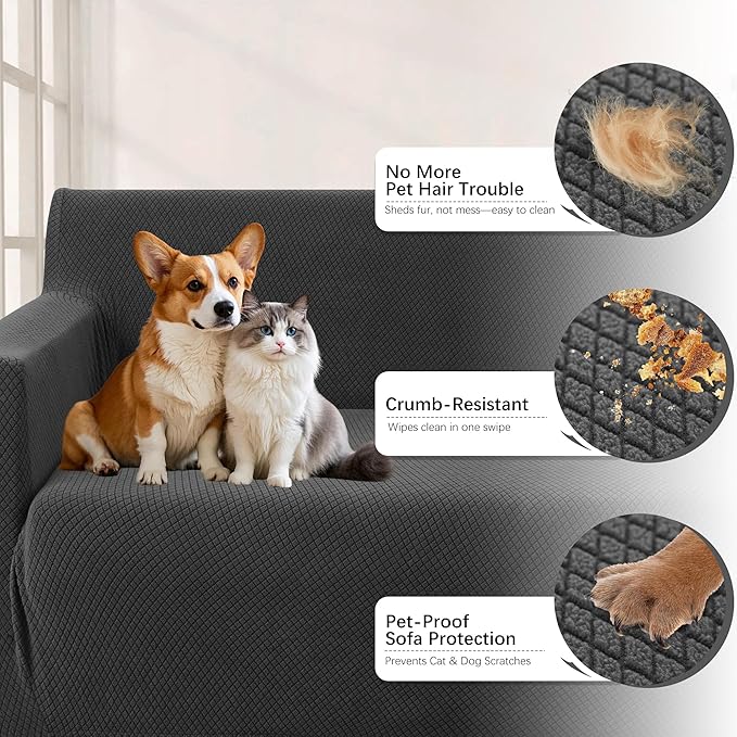 Arfntevss Stretch Sectional Couch Covers L Shaped Corner Sectional Sofa Cover