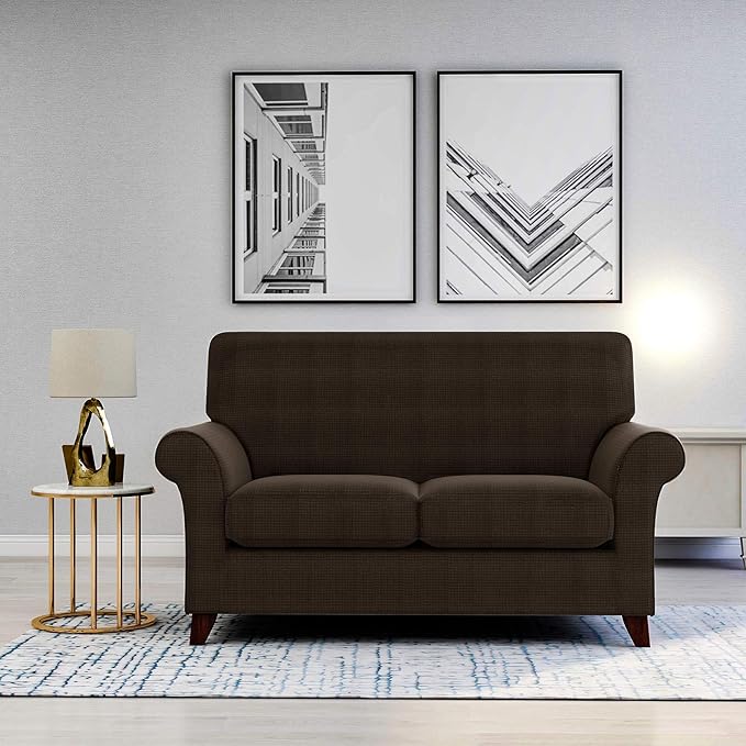 ZNSAYOTX 3 Piece Loveseat Covers