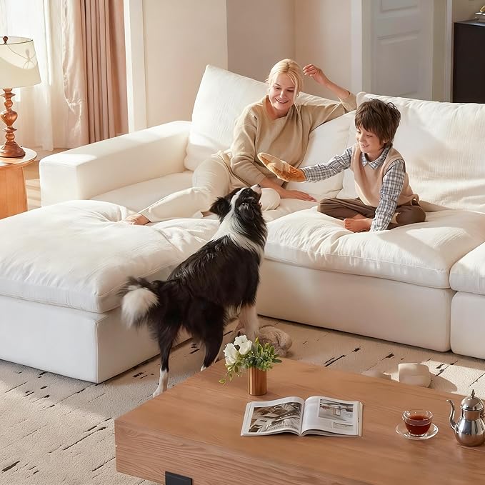Modular Cloud Sofa, 110.2" Cloud Sectional Couches
