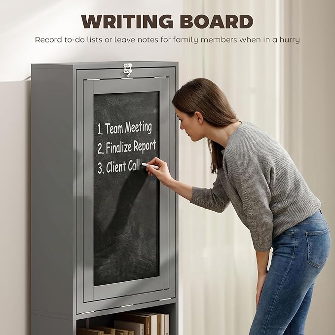 HOMCOM Fold-Out Convertible Writing Table, Computer Desk